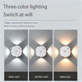Smart RGB Gradient Night Light Double-head Cabinet Lamp  Magnetic Motion Sensor Rechargeable Wall Lamp for Bedroom Closet Decor