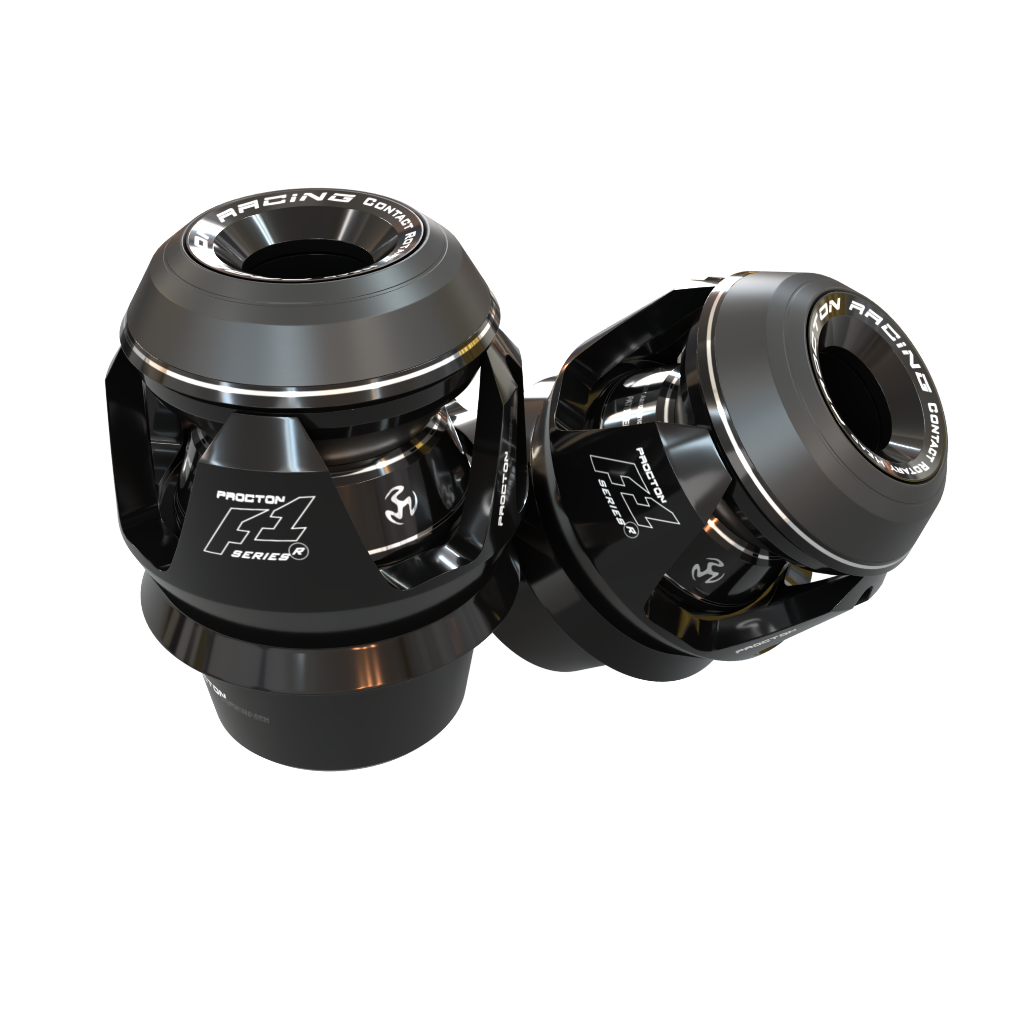 Yamaha - R3 (2015-2018) - Procton Racing Rotational Impact System – Frame Sliders F1